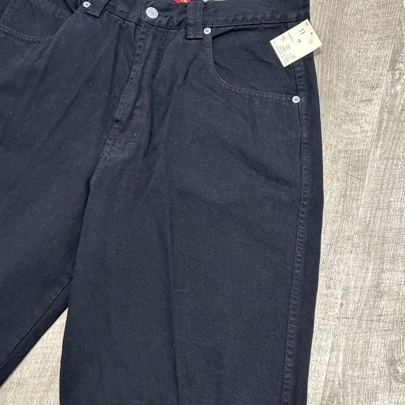 Women's Unionbay 11 Large Denim Jeans Shorts Black Bermuda High Rise Cotton NWT - Picture 5 of 10